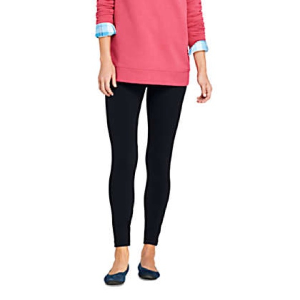 Lands’ End black starfish leggings (small 6-8)